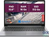 laptop lenovo fhd 15, 6gb ram 16gb ssd 512gb windows 10 pro