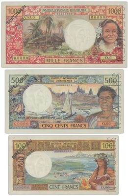 INSTITUT D'ÉMISSION D'OUTRE MER POLYNÉSIE FRANÇAISE - PAPEET… - Photo 1