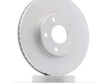 a close up of a brake disc on a white background