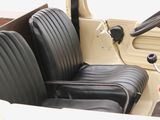 a black leather seat in the back of a car
