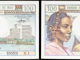 deux images différentes représentant une femme et un homme sur un billet de banque