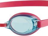 une paire de lunettes de protection rouges et bleues