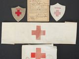 an image of a red cross and a white cross on top of a piece of paper