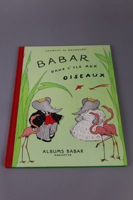 bababar dans fille aux giseux - album babab - little golden book
