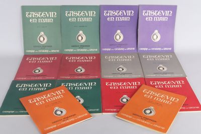 Tastevin en main" : lot de revues brochées, n°12 à 25 cm