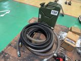 a hose that is sitting on top of a table