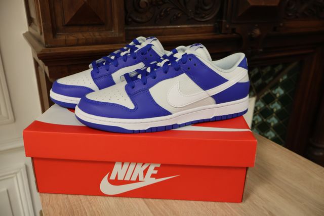 NIKE – Paire de basquets DUNK LOW. Taille : 44. Neuf. Possibilité...
