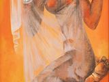 une image d'un tableau représentant une femme en robe blanche