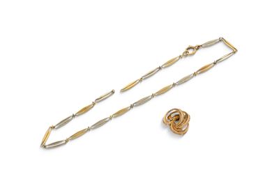 Clip d’oreille « Feuilles » Or 18k (750)