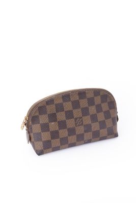 Louis VUITTON - Pochette cosmétique PM 17cm en toile damier …