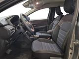 the interior of a car with two seats and a center console