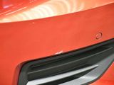 a close up of a car ' s front bumper