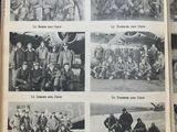 an open book with a bunch of pictures of people in military uniforms