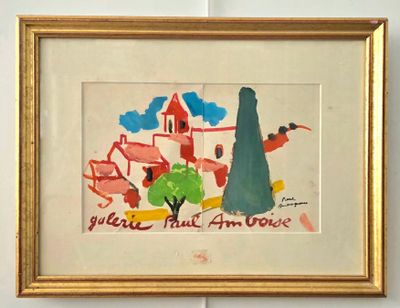 une image d'une image d'un tableau accroché au mur