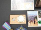 a picture of a collection of military memorabilia on a table