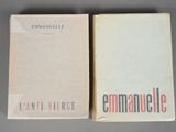 a couple of books sitting on top of a table next to each other