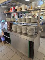 Table chauffante ZANUSSI en inox à 2 portes avec étagère int… (photo 2)