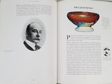an open book with a picture of a man and a bowl