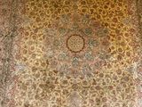 a large rug on the floor in a room