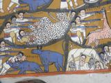 a picture of a painting on the wall of a building