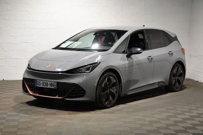 a picture of a silver car parked in a garage