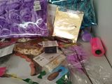 many items that are sitting on a table together