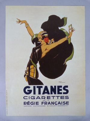 Cigarettes Citanes - affiche française originale pour la marque de cigarettes