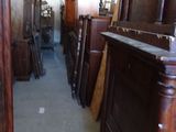 many pieces of furniture that are in a room