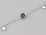 un bracelet en saphir et diamant