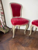 Suite de deux chaises à dossier violoné en cabriolet à décor… (photo 6)