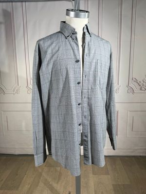 BALENCIAGA - Chemise en coton motif Prince de Galles, petit …