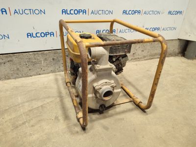 a small engine that is sitting in the middle of the floor