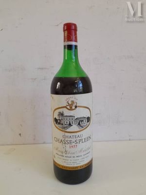 a bottle of wine that is sitting on a table