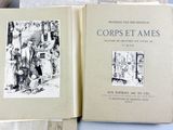 two books with pictures of people in them sitting on a table