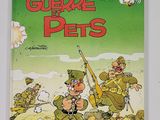 la couverture d'une bande dessinée sur laquelle figurent un chien et deux soldats