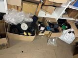 a lot of boxes with various items inside of them