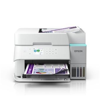 une imprimante équipée d'une cassette à papier et d'un scanner