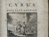 an old book with a picture of a man and a woman on it