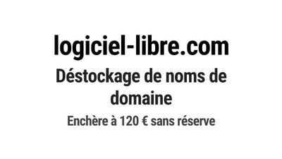 Nom de domaine logiciel-libre.com.