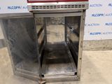 an image of a stainless steel oven with a glass door