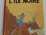 livre pour enfants français, *L'Île noire*, avec l'illustration d'un homme en kilt