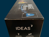a black box that has a picture of a person on it