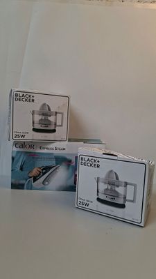 Lot composé de fers à repasser et d'un presse agrumes - CALOR - BLACK+ - Photo 1