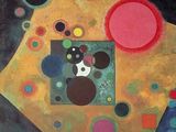 an image of a painting with circles and circles on a black background