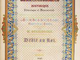 an old book with an ornate border and a decorative border