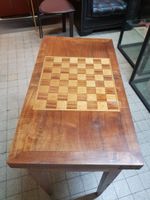 Table à jeux à plateau portefeuille en placage de noyer et m… (photo 5)