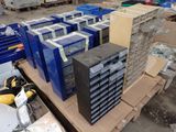 a lot of boxes that are sitting on a pallet