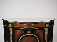 Meuble d'appui Napoléon III en marqueterie, facade et cotés … (photo 2)