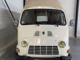 an image of a white van parked in a garage