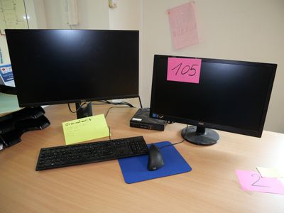 ordinateur 4 : une mini UC DELL CORE i5, 7th Gen , un écran …